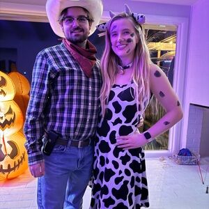 Cow Print Dress Costume